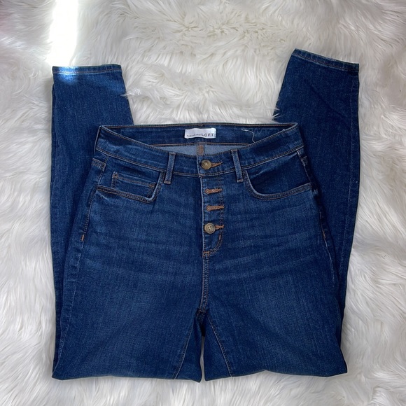 Loft Curvy High Waist Skinny - Picture 2 of 9